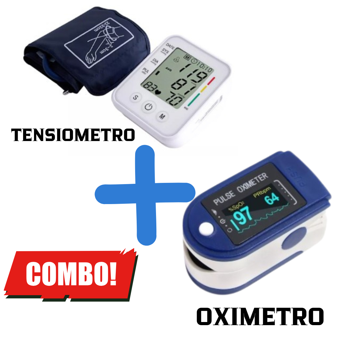 Combo  Tensiometro + Oximetro