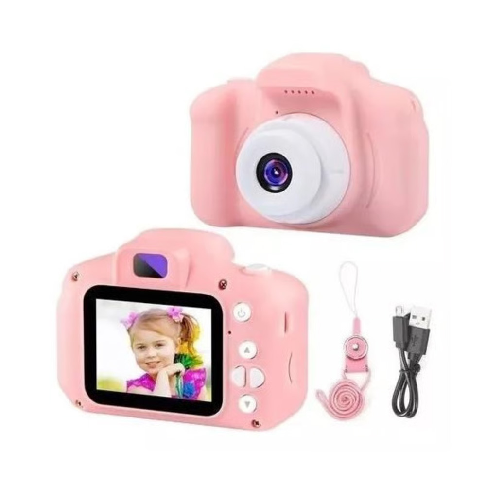 📸 Mini Cámara Digital Infantil Rosa - ¡Captura Momentos Divertidos!