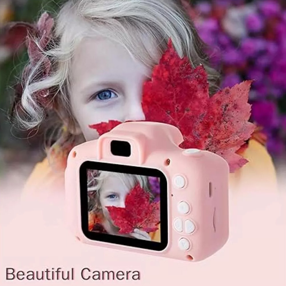 📸 Mini Cámara Digital Infantil Rosa - ¡Captura Momentos Divertidos! 5