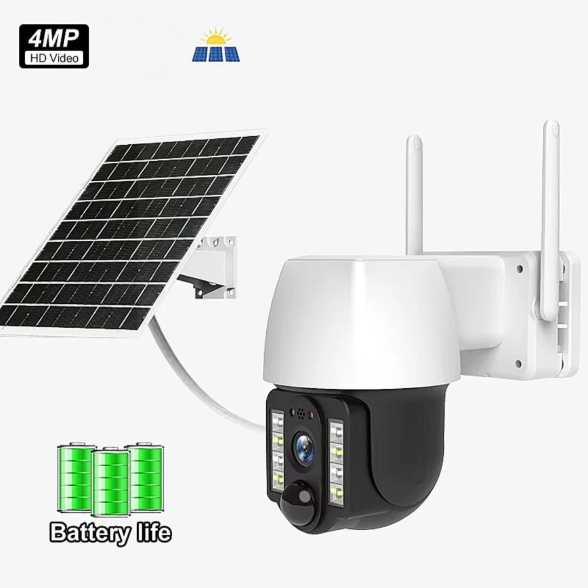 Miniatura 4 de Camara Seguridad Wifi Solar Domo Exterio