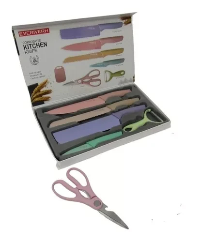 SET DE CUCHILLOS 6 PIEZAS