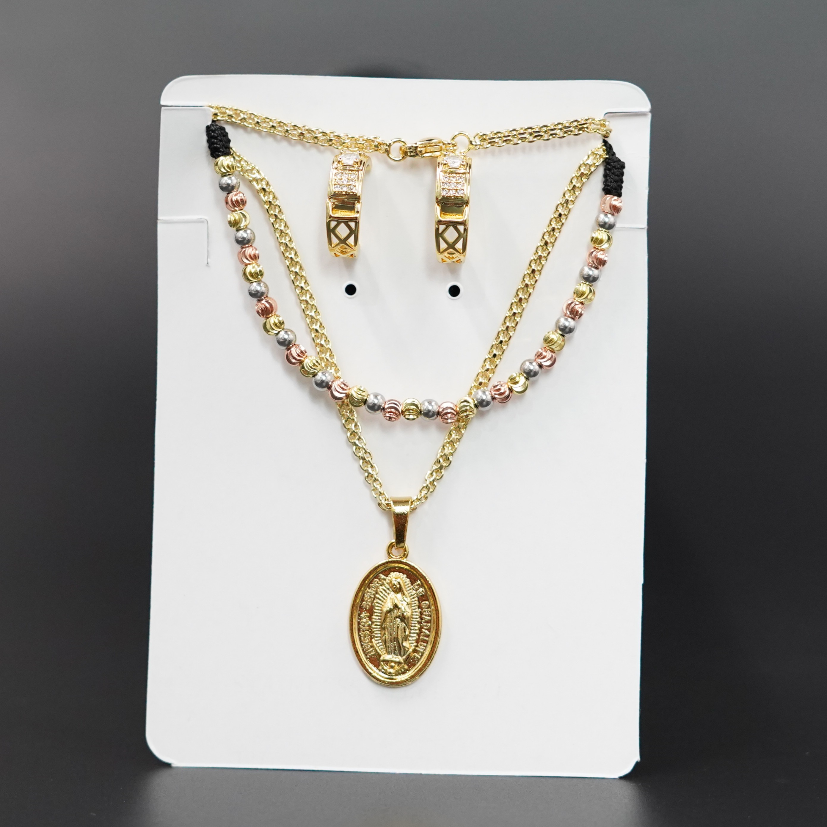 Miniatura 2 de CADENA-VIRGEN-PULSERA-CANDONGAS