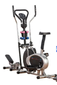 MÁQUINA ELIPTICA MULTIFUNCIONAL CON ESCA