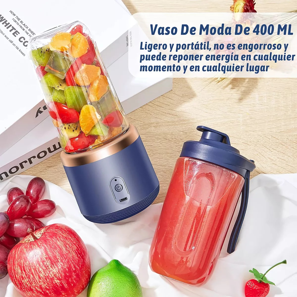 Licuadora Portatil Batidos con vaso