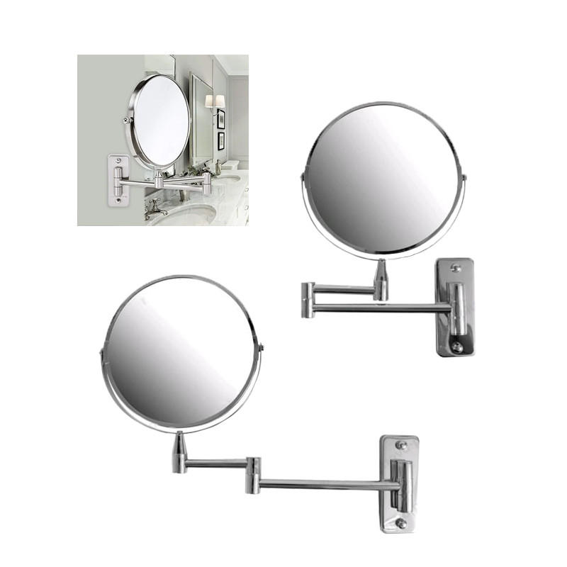 Espejo De Brazo Para Pared Doble Cara