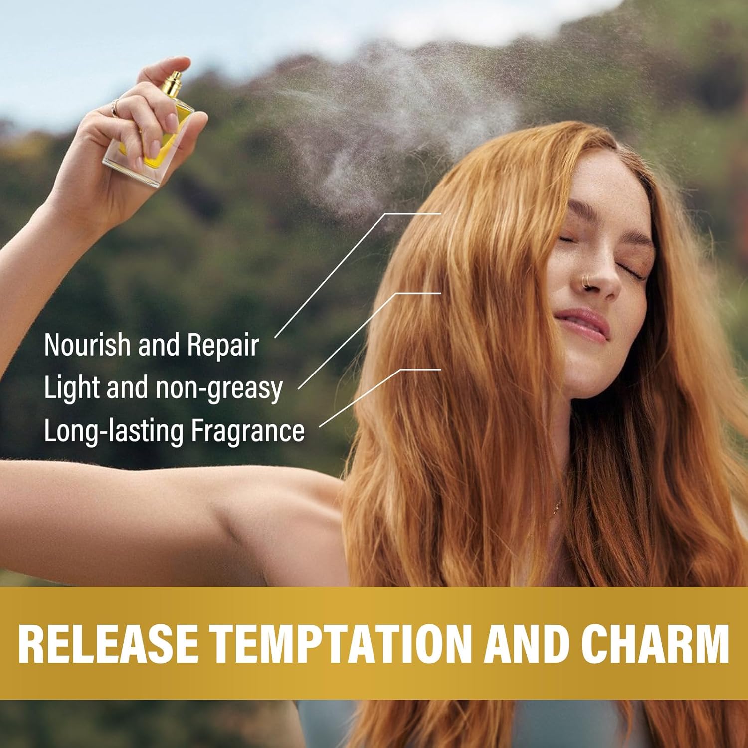 hair perfume con feromonas woman