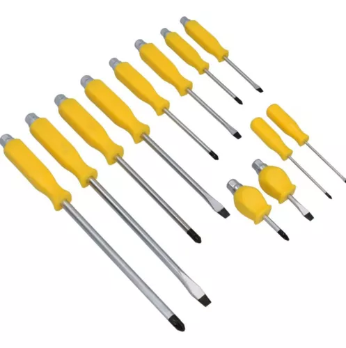 Miniatura 2 de JUEGO DESTORNILLADORES DE X12 PIEZAS