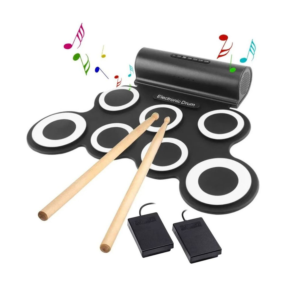 🎶 Batería Flexible 7 Paneles 3001 - ¡Diversión Musical para Niños! 🎉