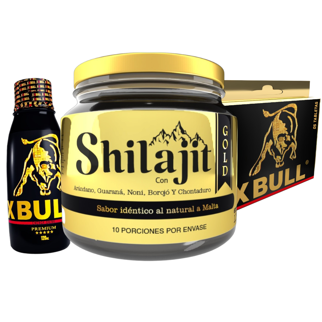 Miniatura 4 de Shilajit Gold + XBull Jarab120mL y 5Tabl