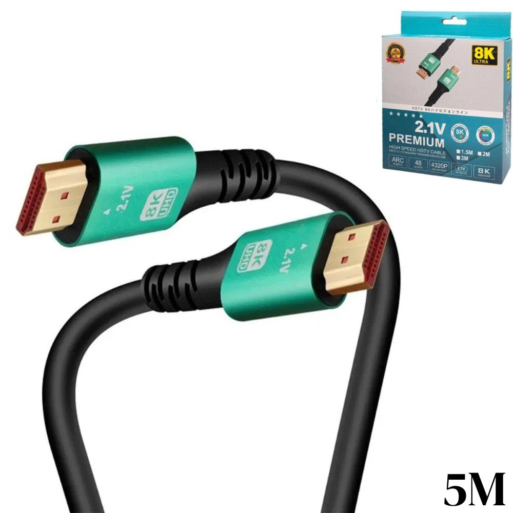 Miniatura 3 de Cable Hdmi 8k 5 Metros Hdtv Hdmi 2.1