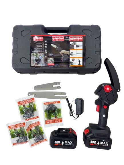 MINI MOTOSIERRA PORTATIL 48V MAX