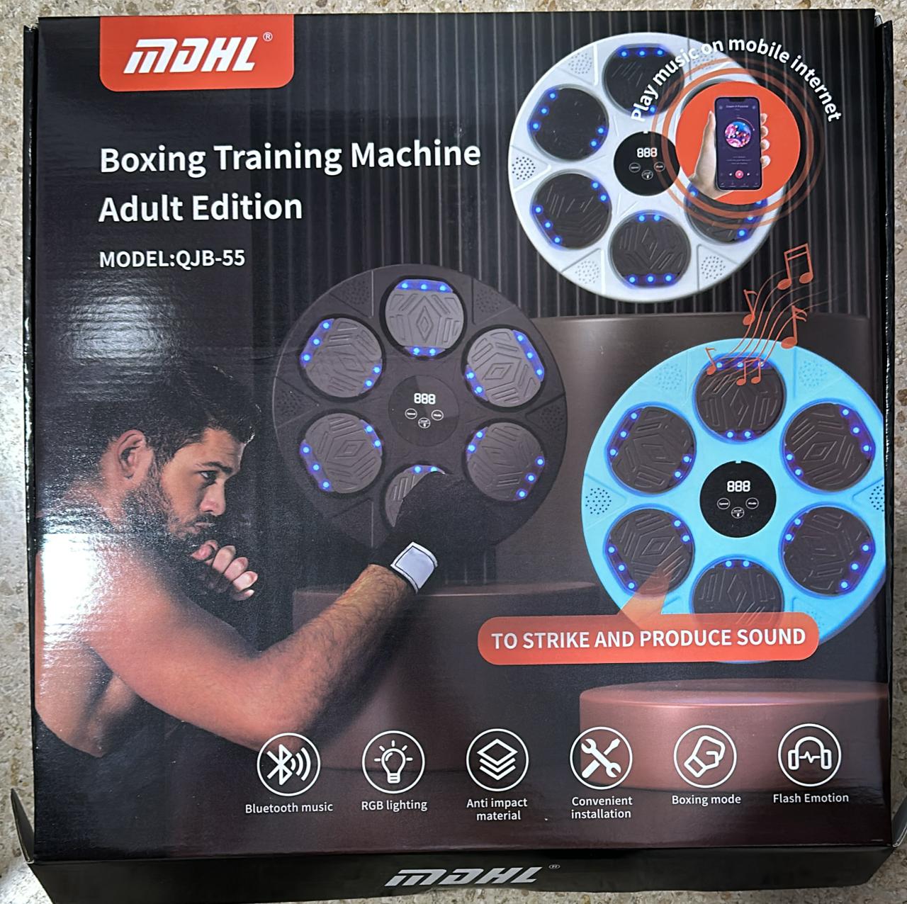 TABLA BOXEO MUSICAL QJB-55