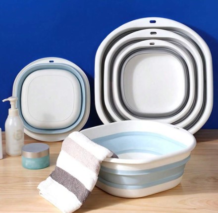 Set x2baldes Cuadrado plegables