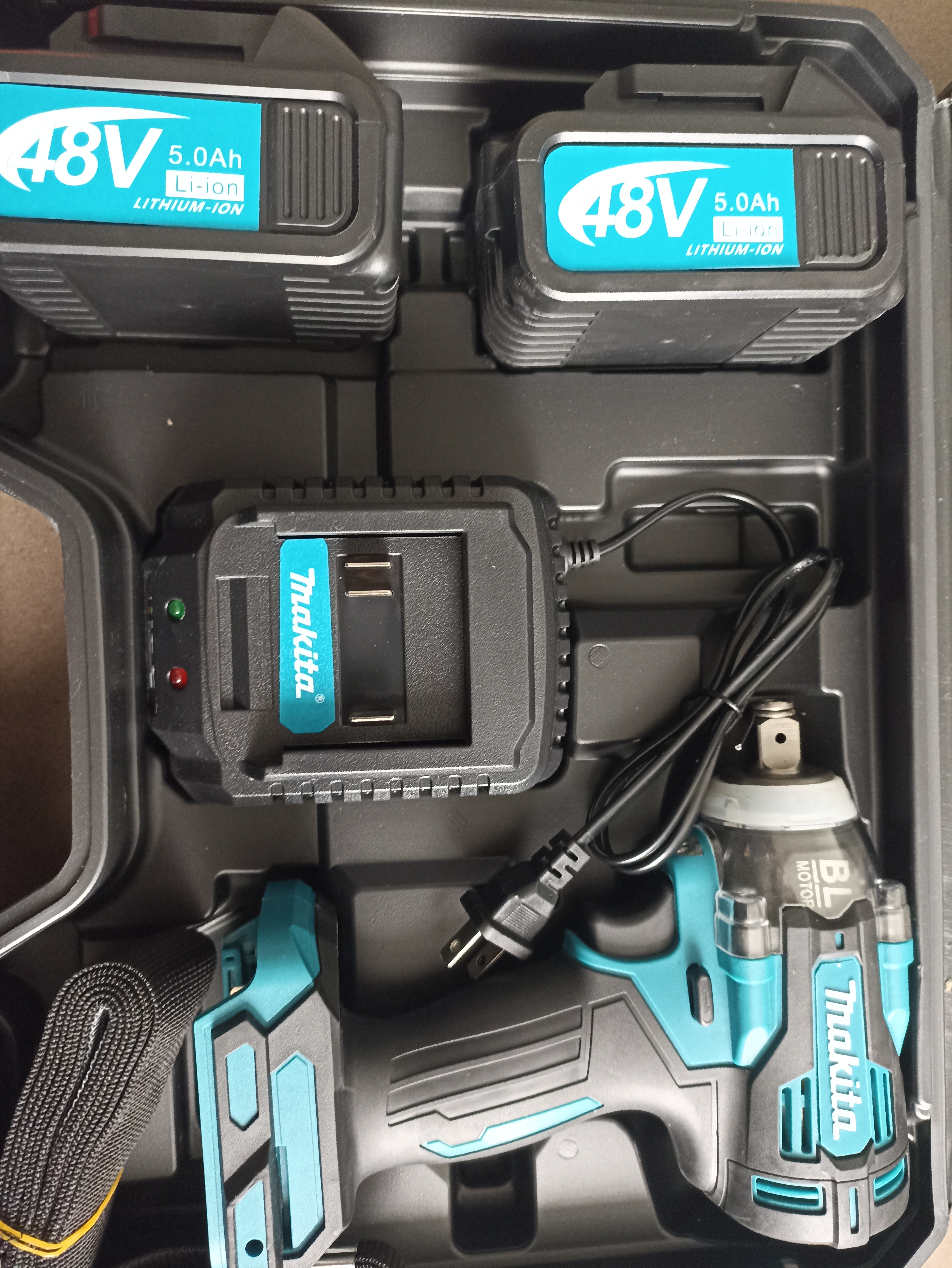 Pistola de impacto de 48 voltios con ase