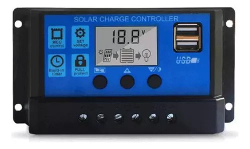 REGULADOR SOLAR 10A