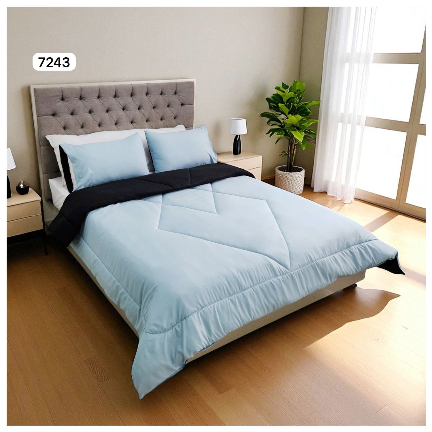 Miniatura 20 de Edredón cubrelecho doble faz cama doble