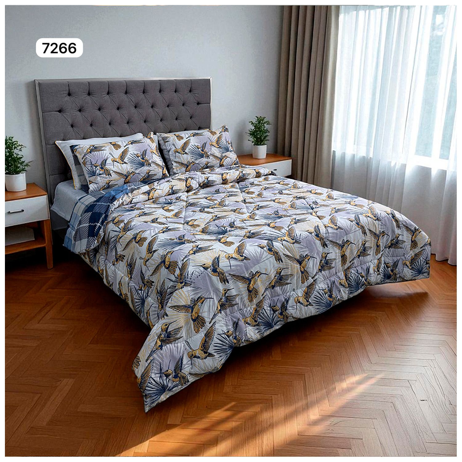 Edredón cubrelecho doble faz cama doble