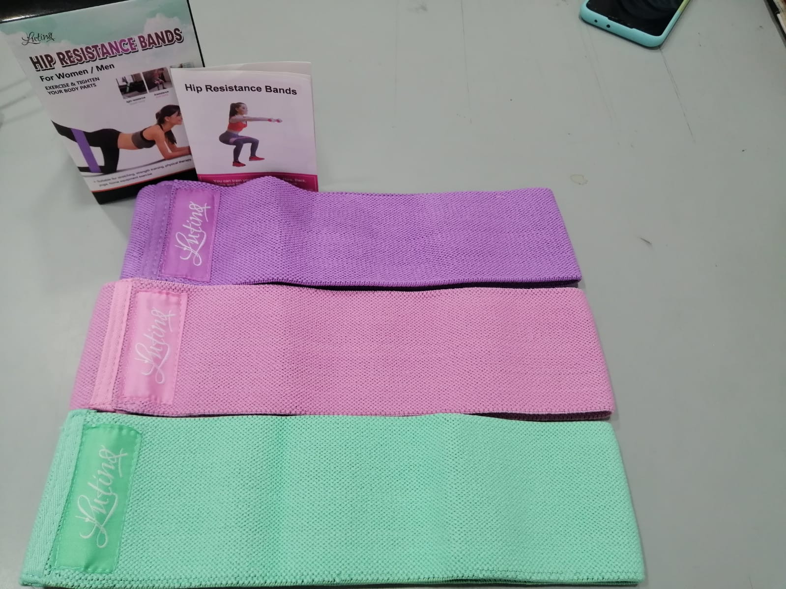 Set bandas de resistencia en tela x 3