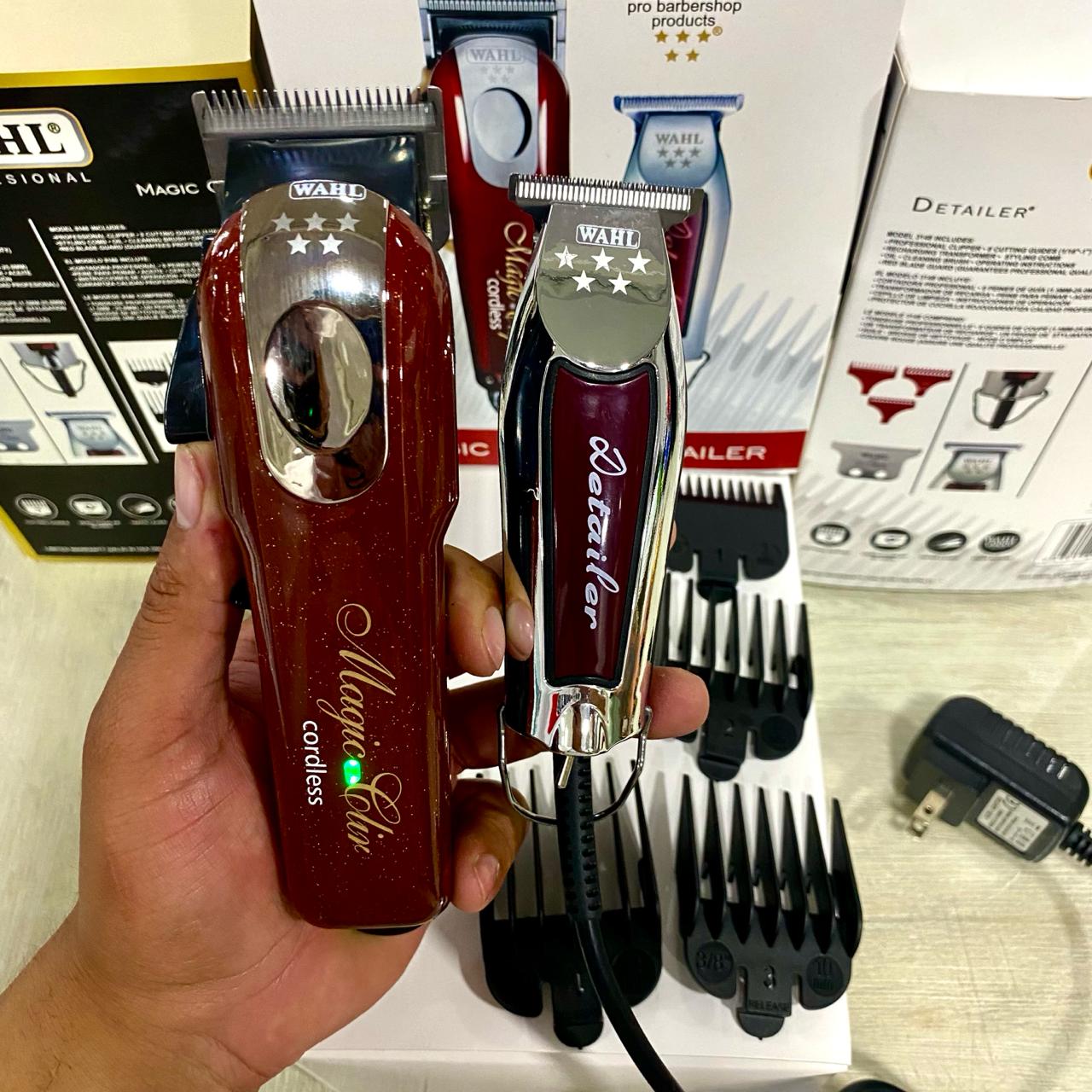 Magic clip roja + Patillera detailer