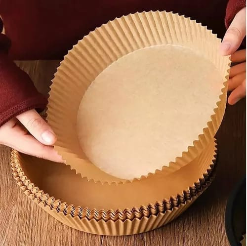 canastilla papel freidora x 100 redondo