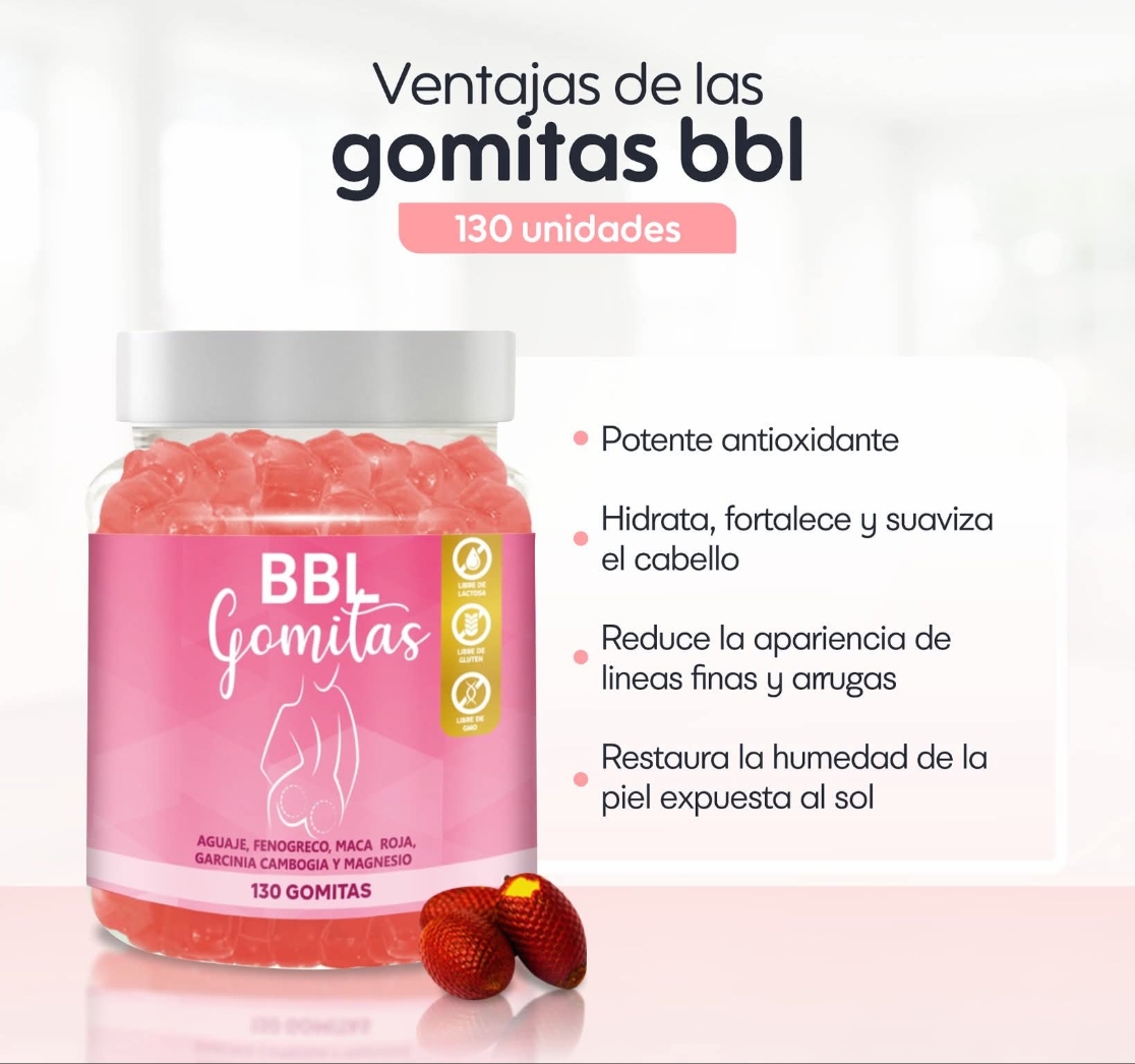 Miniatura 2 de Gomitas bbl - 130 gomitas - aguaje f