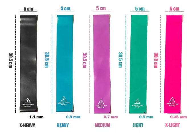 Miniatura 5 de Bandas elasticas Kit Latex Yoga Premium