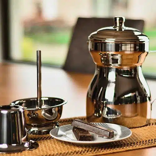 Miniatura 3 de Olleta Chocolatera En Acero Quirúrgico 2