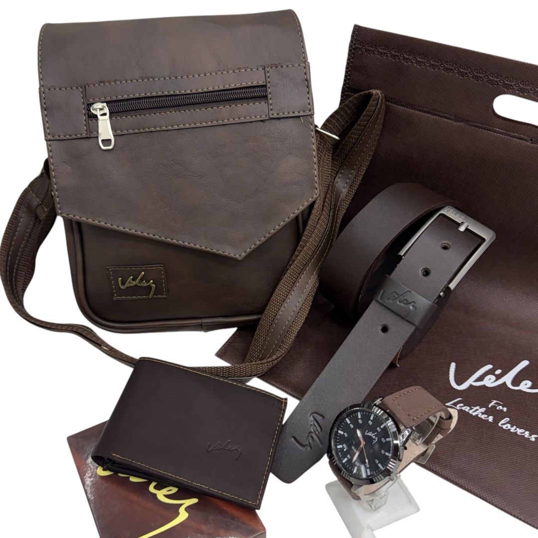 Trío Vélez Bolso 26 cm con Correa y Billetera