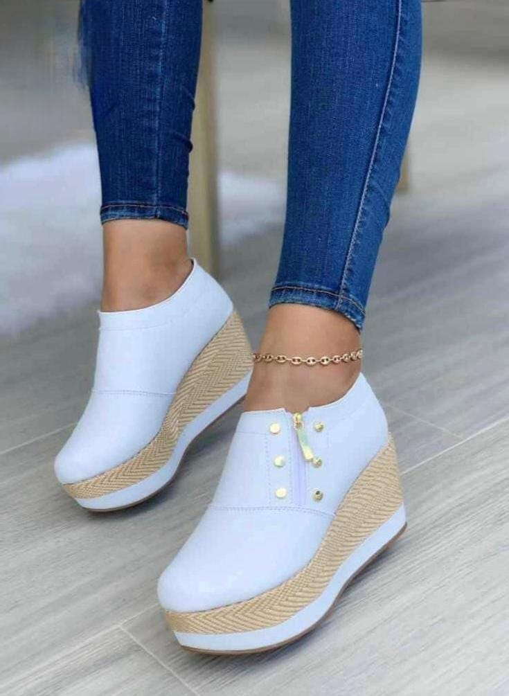 Miniatura 5 de Tacones Suela Yute Casuales Dama Cómodos