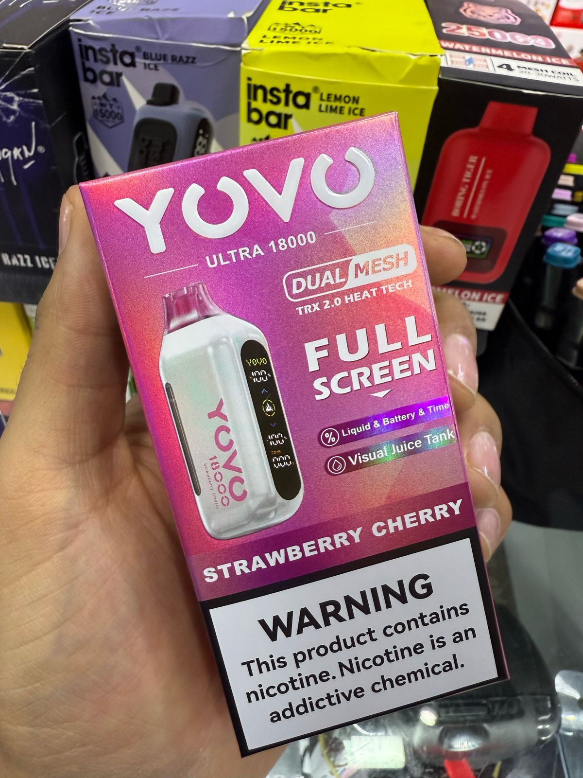 Vista 5 de Vape vaporizador ultra 18000 puff - SABOR: AMARILLO ALPHONSO MANGO