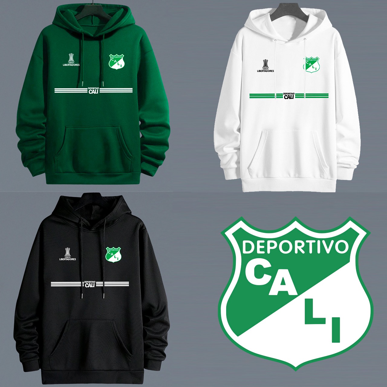 BUZO DEPORTIVO CALI - LOGOS BORDADOS