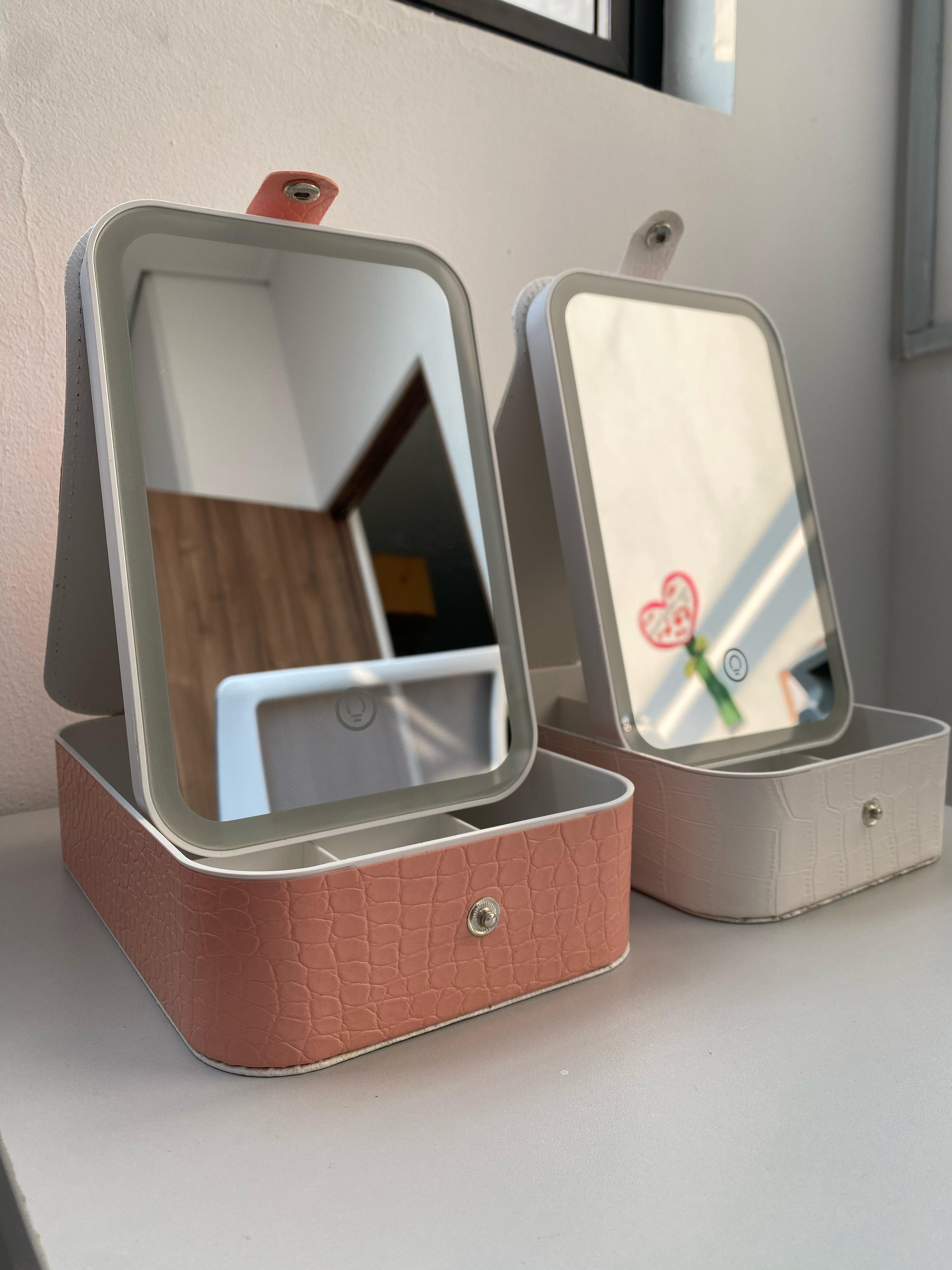 Joyero Organizador con Espejo Tactil