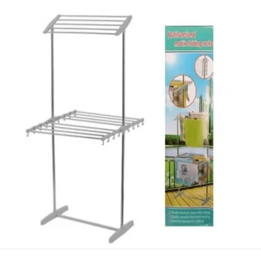 Miniatura 2 de Tendedero De Ropa Plegable 2 Niveles