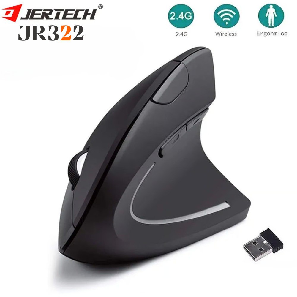 Miniatura 2 de Mouse Inalambrico  Ergonomico JR322