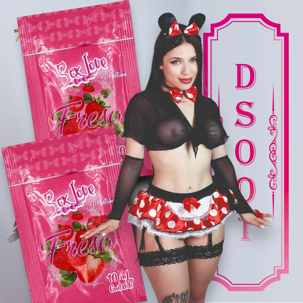 Miniatura 1 de Disfraz Mini + 02 Sck Sachet Fresa