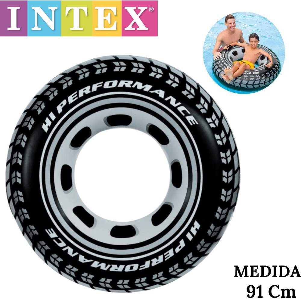 Flotador  Inflable  Rueda Intex 91Cm