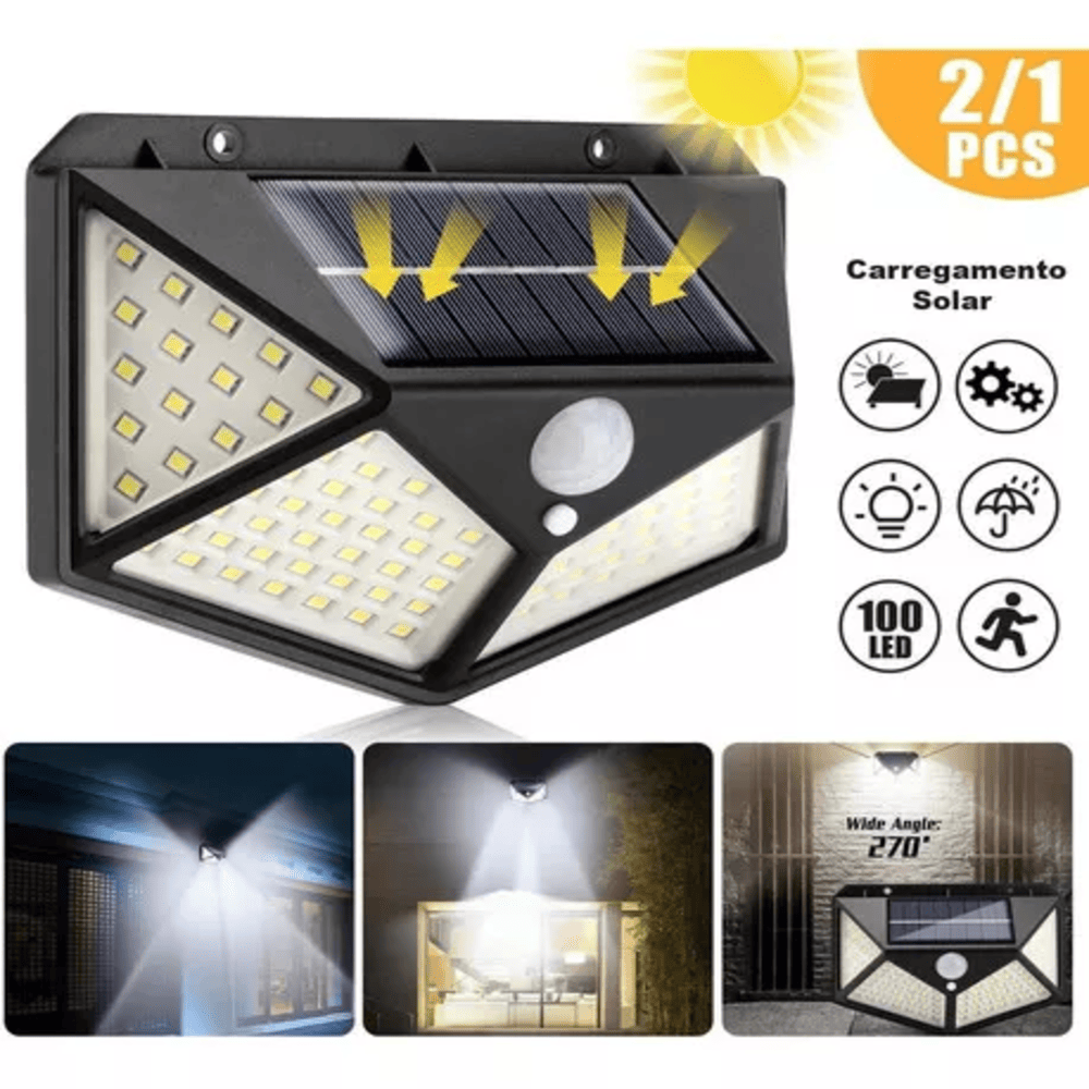 Lampara Solar De Pared