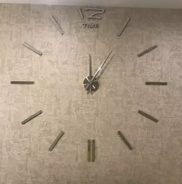 Miniatura 7 de RELOJ GRANDE 100X100CM PLATEADO