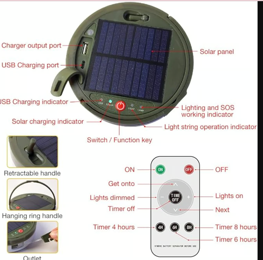 Miniatura 4 de LAMPARA CAMPING CON TIRA LED IMPERMEABLE