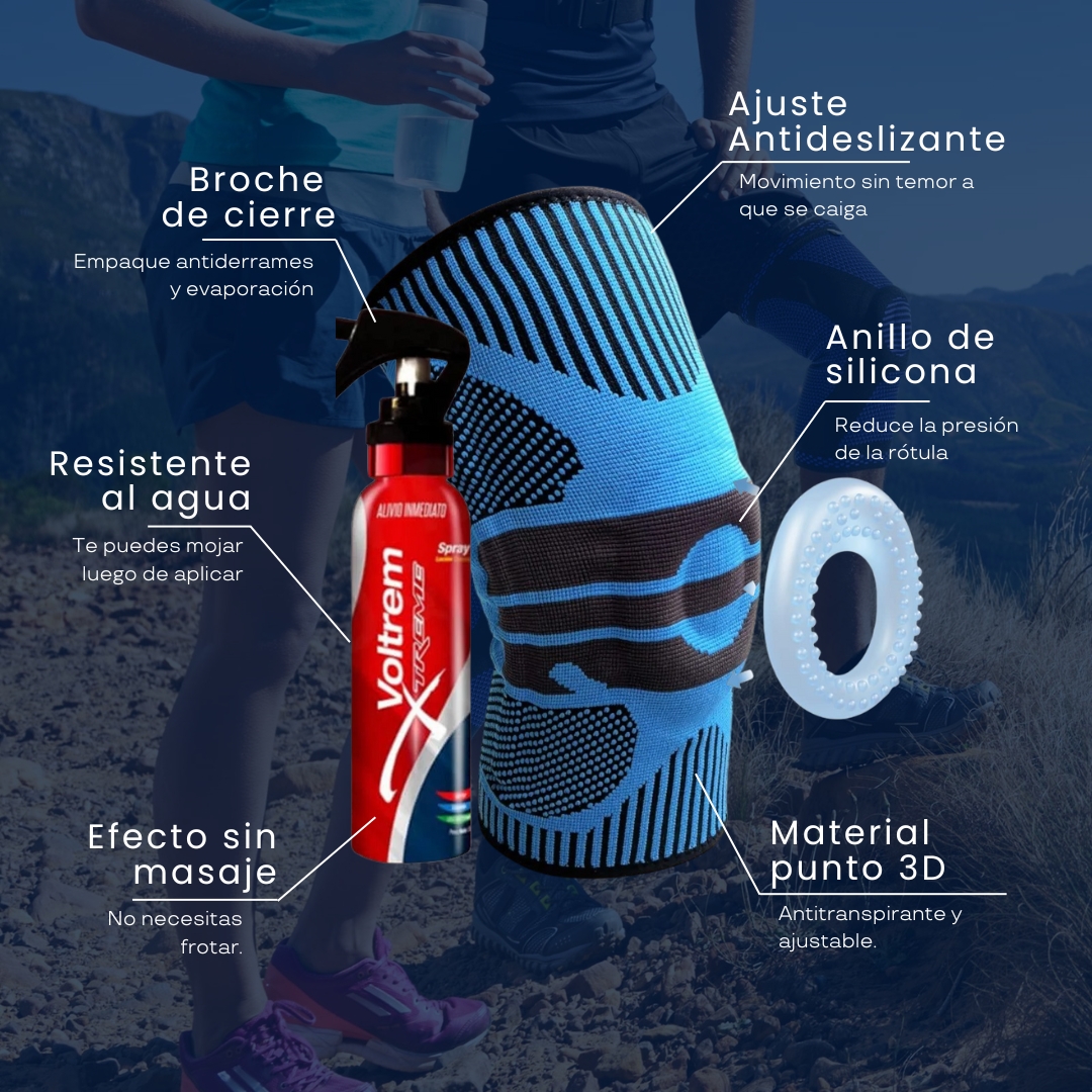 Miniatura 4 de Combo FlexFit rodillera y Voltrem spray