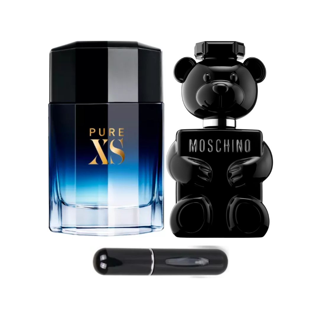 PURE XS+TOY BOY MOSCHINO + PERFUMERO