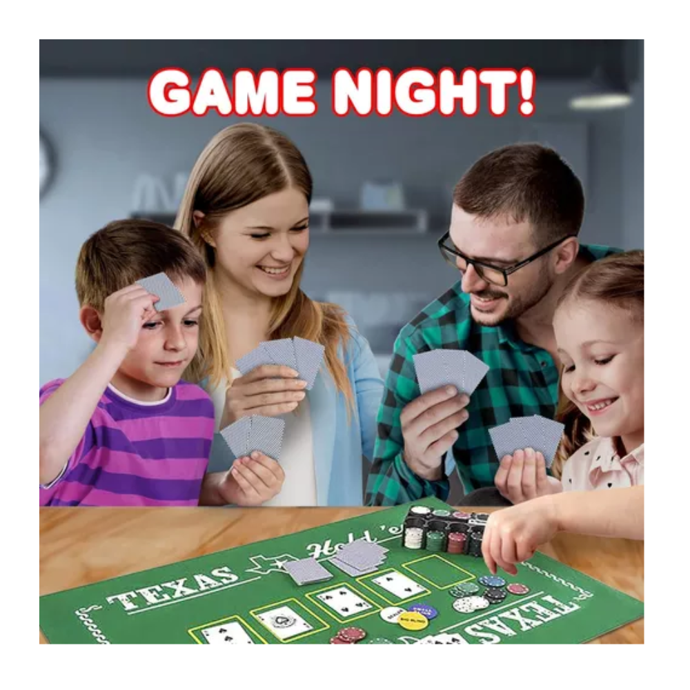 ¡Set de Poker Texas 200 Fichas! 🎲 Diversión Asegurada en Casa 2