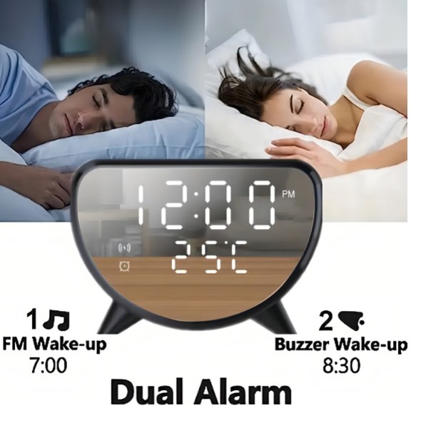 Miniatura 4 de Reloj Despertador Con Base Inalámbrica