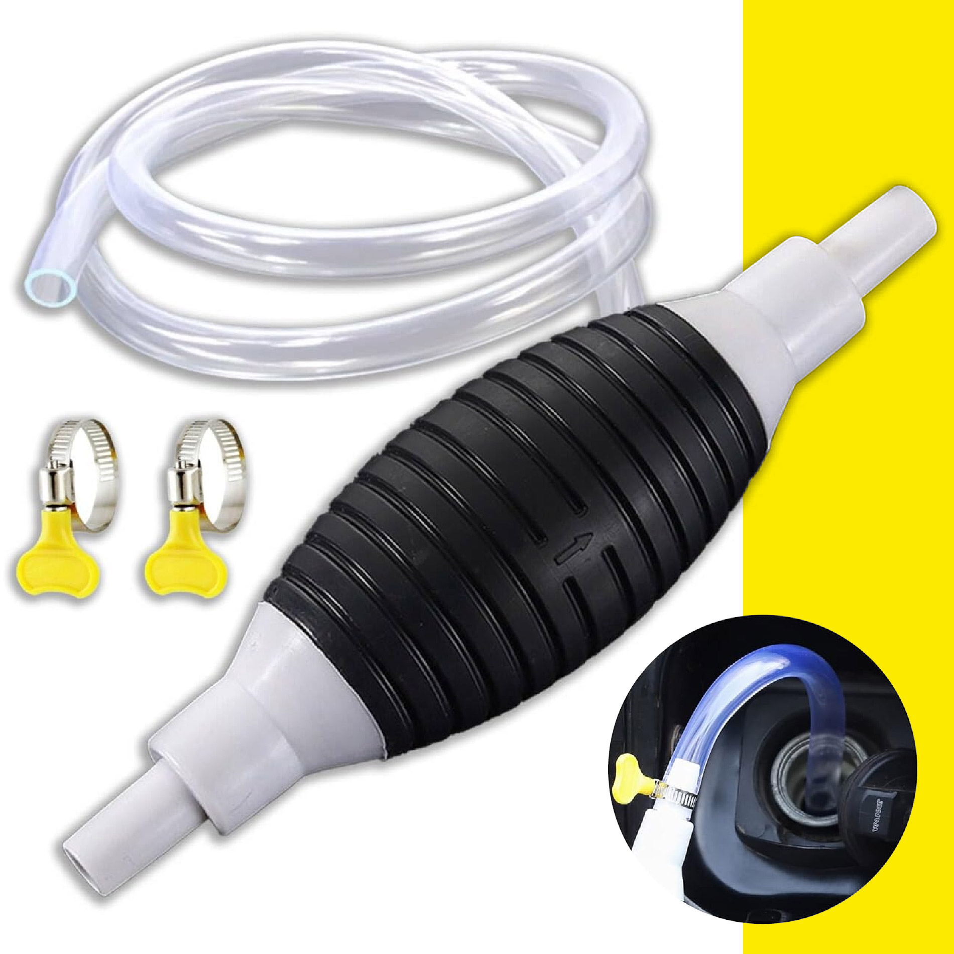 Miniatura 6 de Bomba De Mano Manguera Succión Gasolina