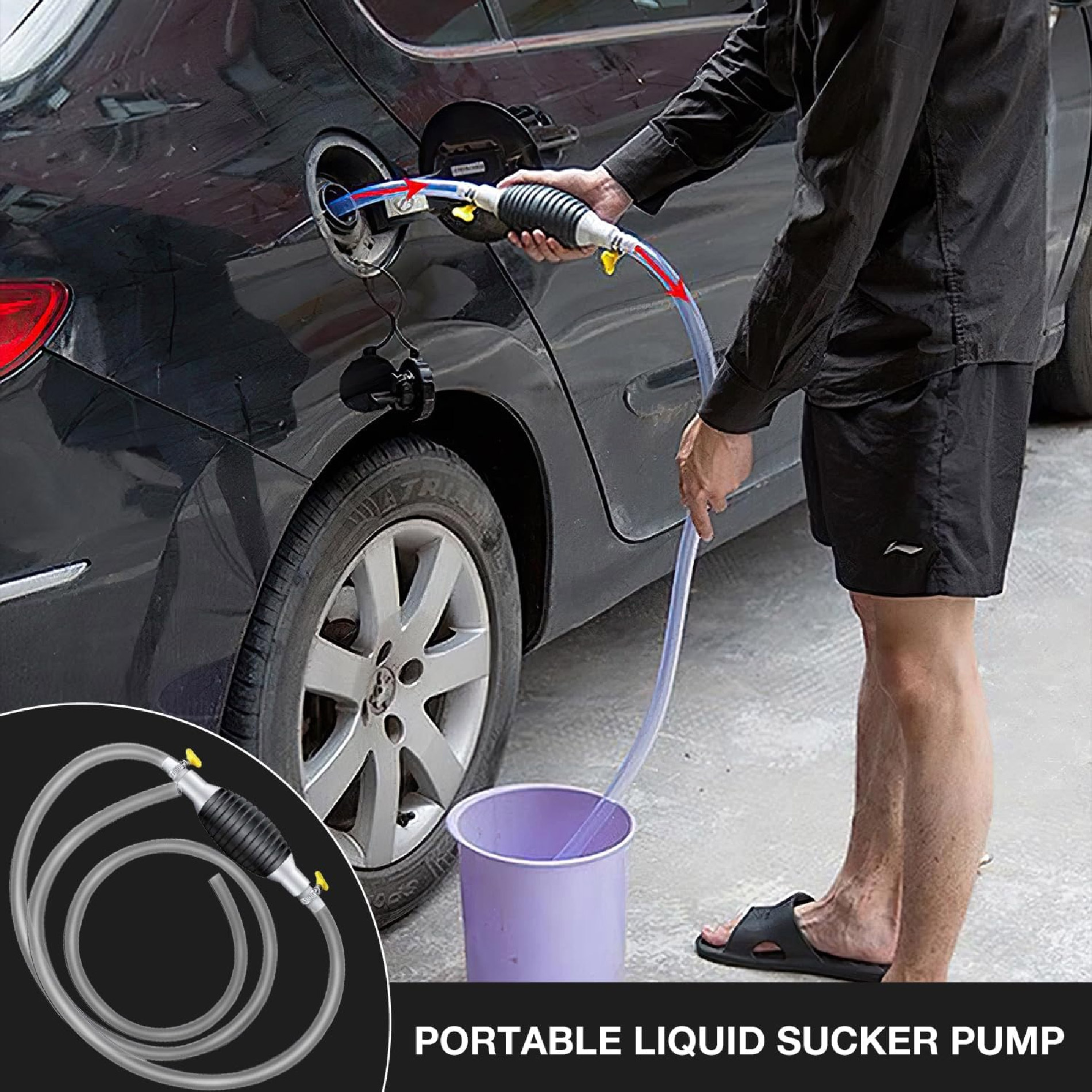 Miniatura 2 de Bomba De Mano Manguera Succión Gasolina