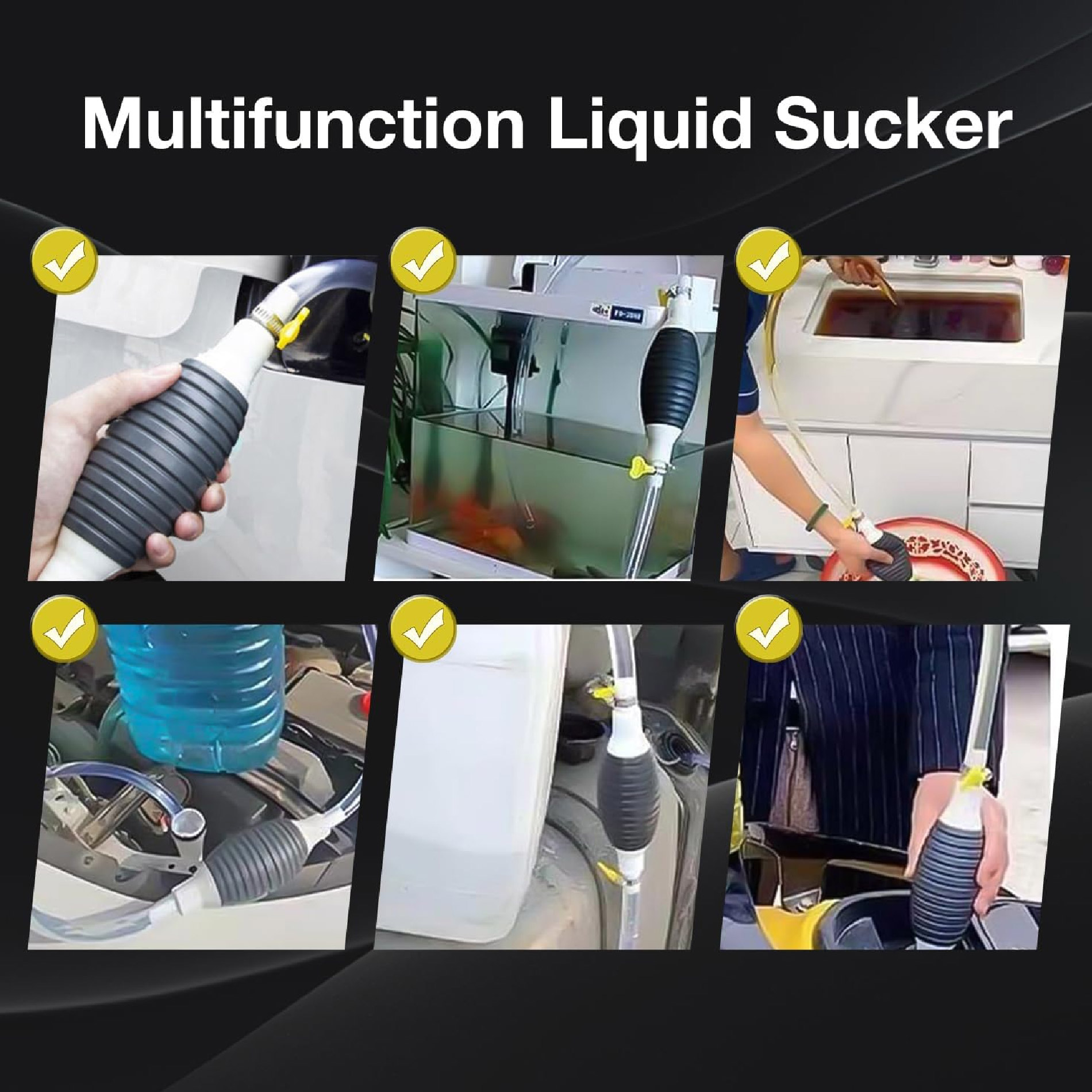 Miniatura 1 de Bomba De Mano Manguera Succión Gasolina