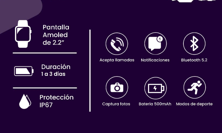 Smartwatch Movisun X8 Pro Ultra 49mm