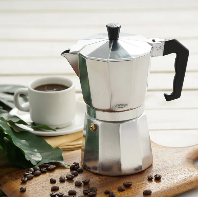 Cafetera Tipo Italiana Aluminio Cafe 6