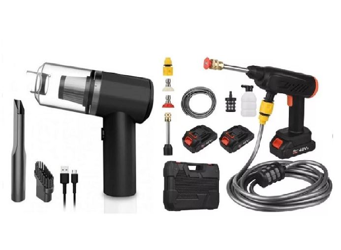 Hidrolavadora 2 ba 48w + Mini Aspiradora