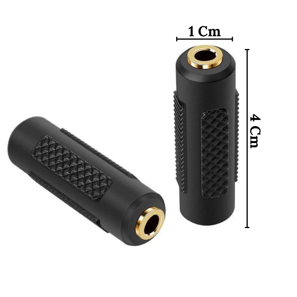 Adaptador Union  3.5mm Hem-Hem X3unds